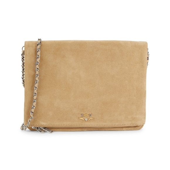 Zadig &Voltaire Rick XL Blason- Suede crossbody - Picture 2 of 8